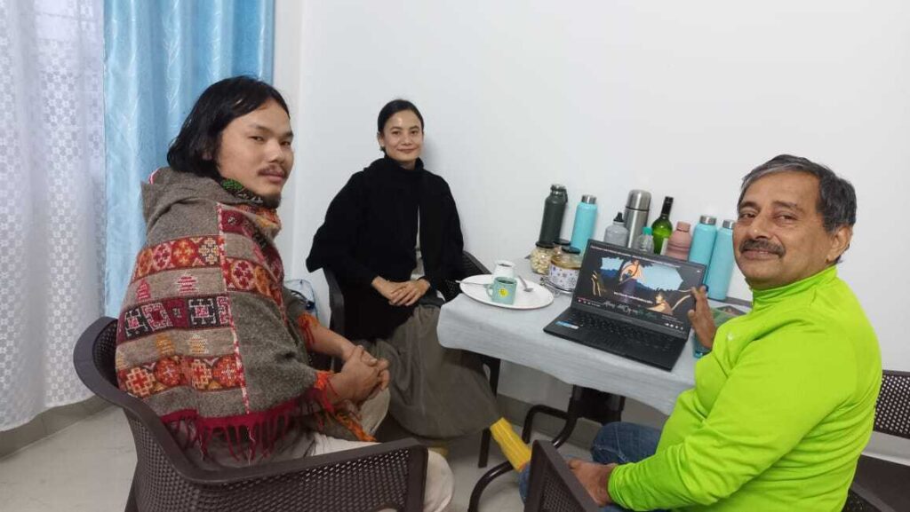 Idu artist and writer Kumbha, Ushimi